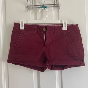 Maroon shorts